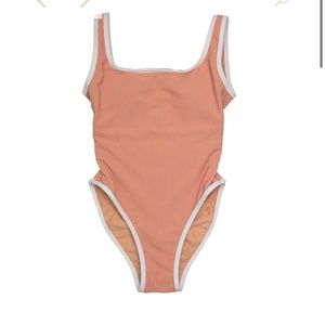 Lain Snow Blush one piece bathing suit, NWOT!
